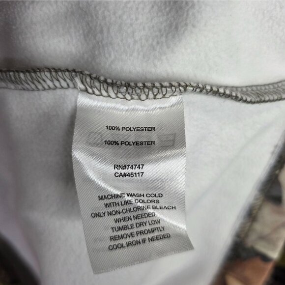 Mens Red Head Camouflage Hoodie Fleece Sweatshirt Lined Polyester Hunting XL - Picture 3 of 7